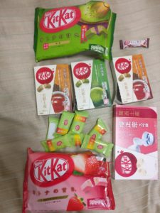 life after keto involves various packages of Kit-Kats in different sizes and colors 