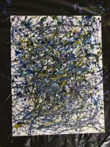 splatter painting